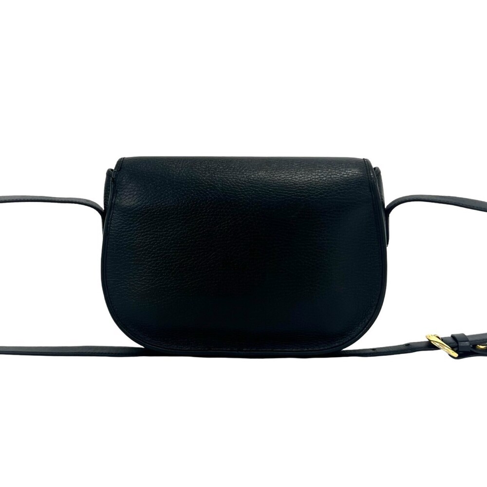 DIOR Vintage Black Leather Shoulder Bag - Picture 3 of 10